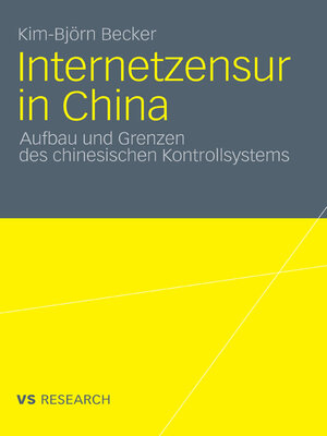 cover image of Internetzensur in China